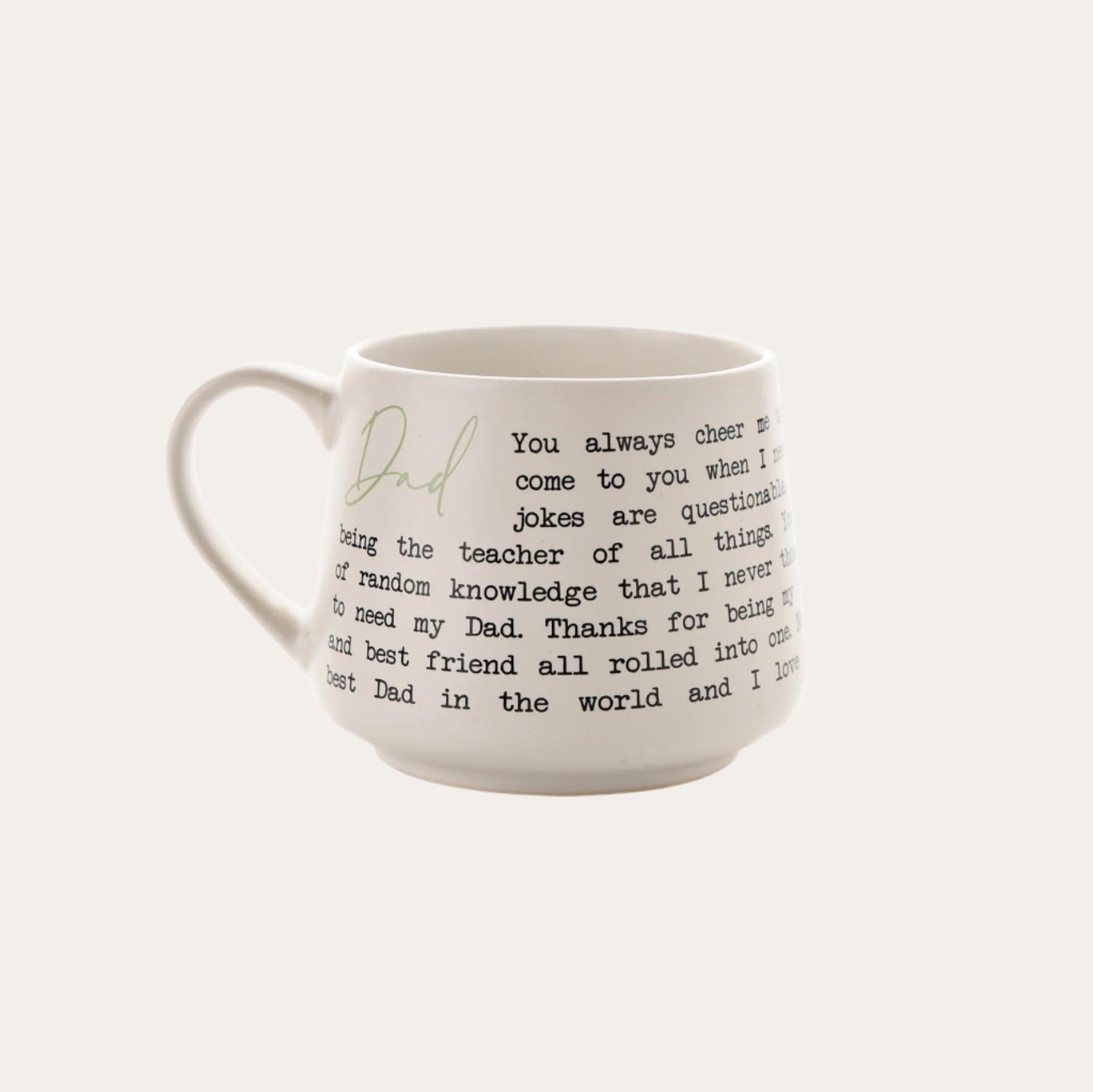 Stoneware Mug for Dad New Dad Gifts.