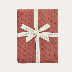 Tawney Pink Baby Blanket.