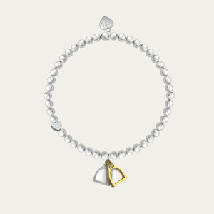 Horse Lovers Silver Plated Bracelet with Charm.