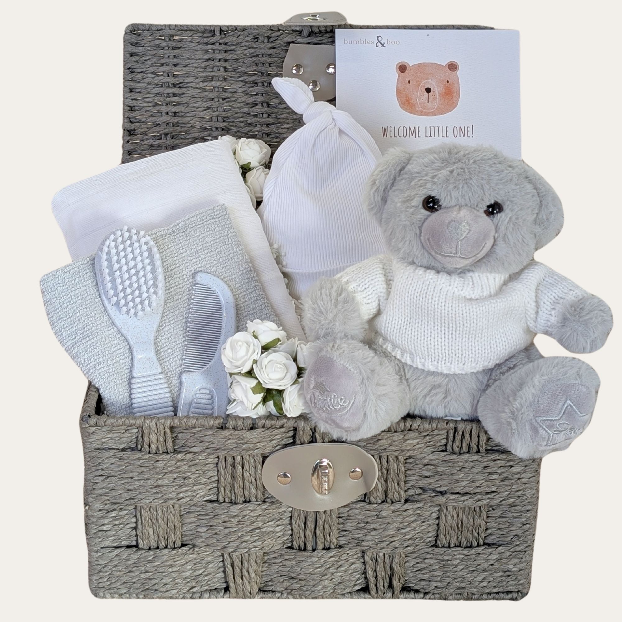 Teddy Adventures Baby Basket Baby Gifts Hampers Bumbles Boo