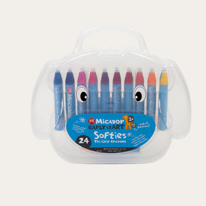 Early Start Softies Tri-Grip Wax Crayons, Case 24 Toddler Toys.