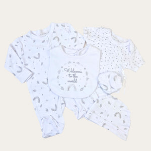 Baby Unisex Clothing Set 'Welcome To The World' - Baby Gifts Unisex Baby Clothes.