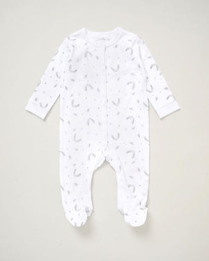 white babygrow 100% soft cotton