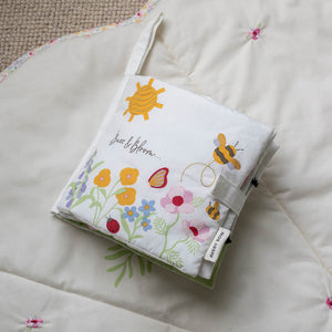 Wildflower Garden baby sensory fabric book