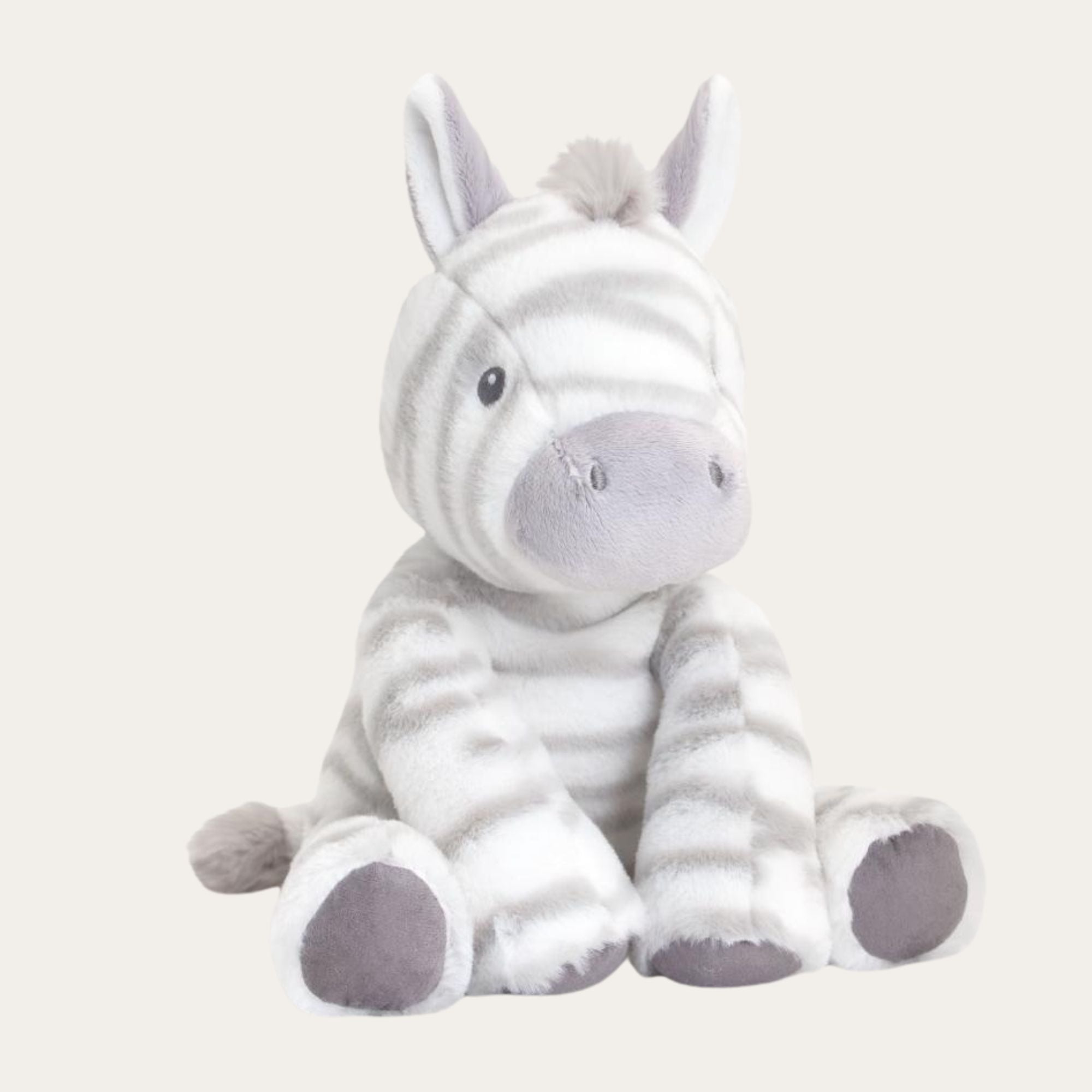 Soft Huggable Toy Zebra 25cm (100% Recycled) Cuddly Toys.