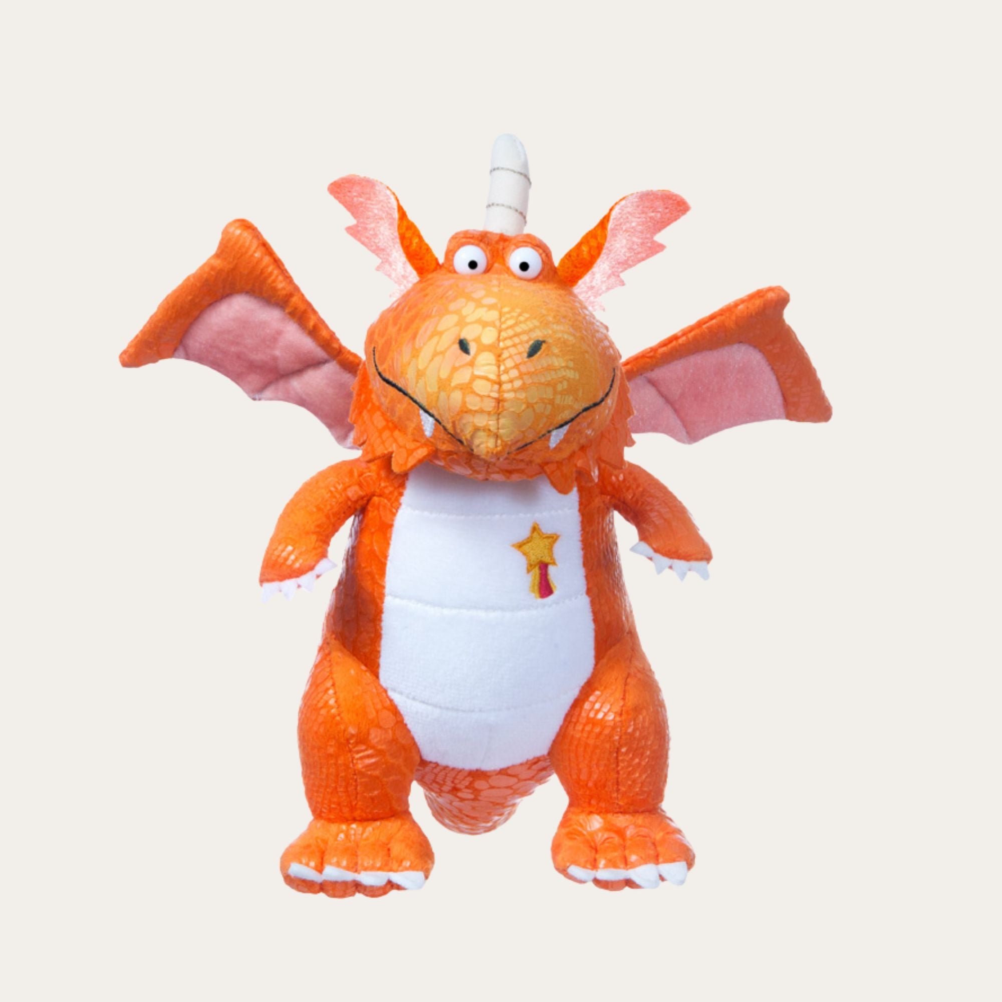 Zog dragon soft cuddly toy.