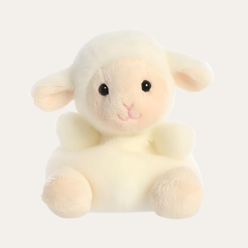 Woolly' Lamb Palm Pal by Aurora Cuddly Toys.