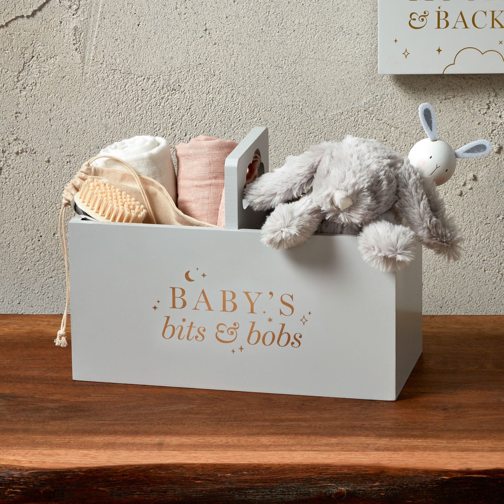 Baby's Bits & Bobs' Wooden Caddy Storage by Bambino