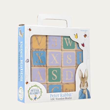 Peter Rabbit Wooden Picture Blocks Wooden Toy.