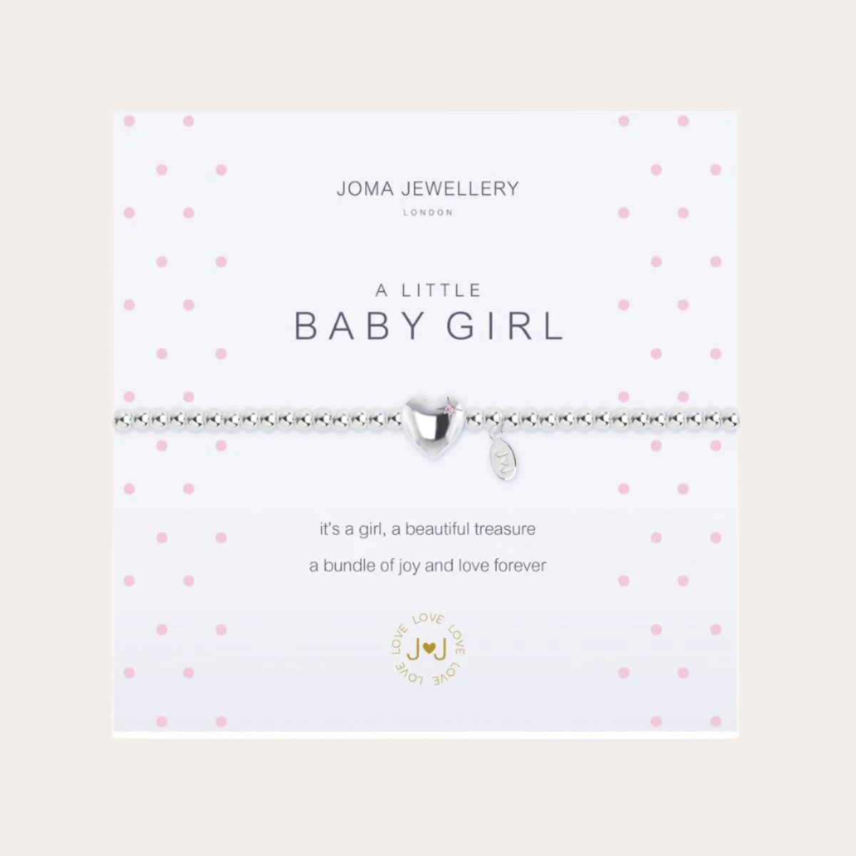 A Little Baby Girl' Bracelet by Joma Jewellery Jewellery.