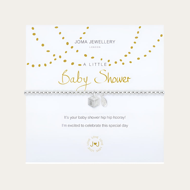 Silver Bracelet 'A Little Baby Shower' Jewellery.