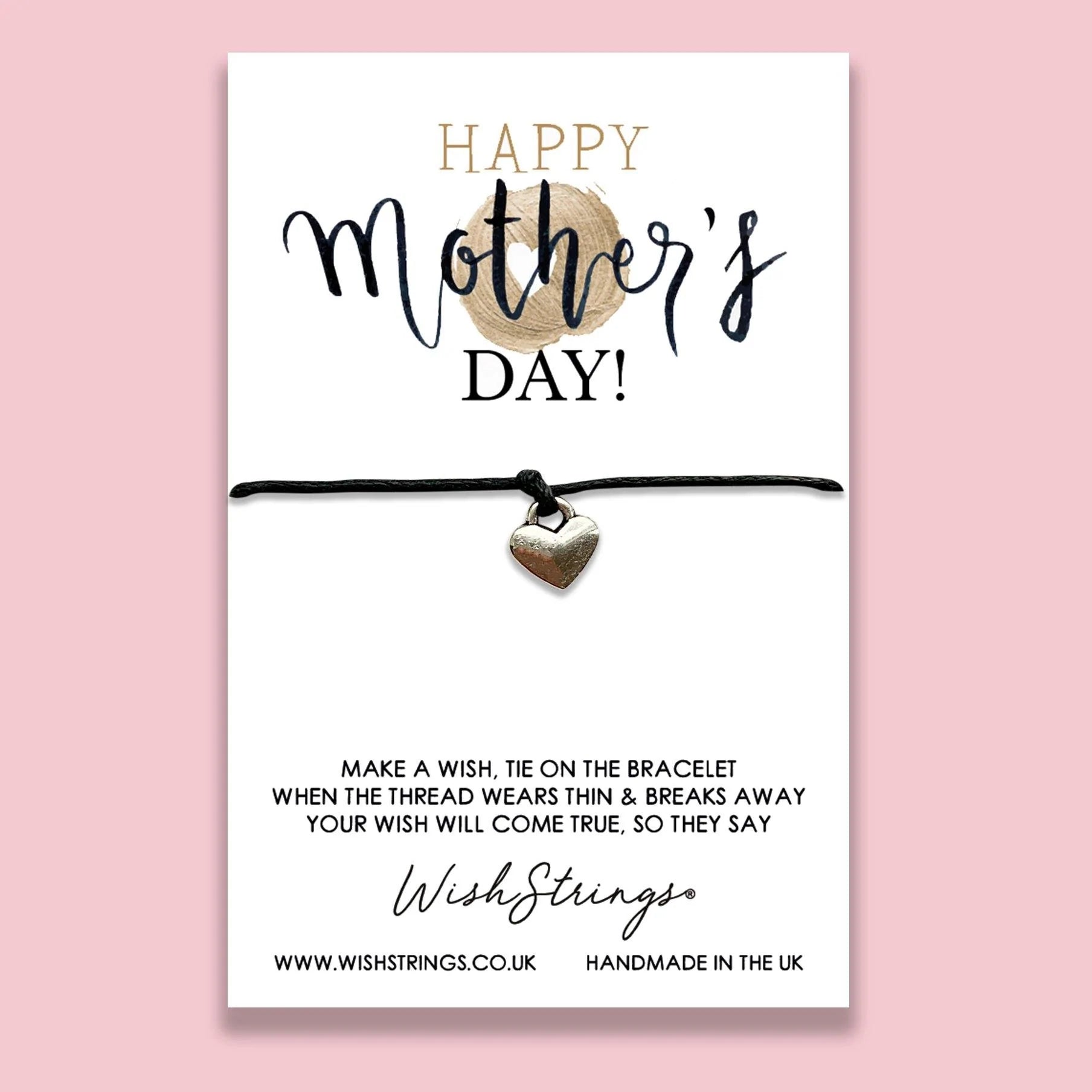 Wish Bracelet 'Happy Mothers Day' Jewellery.