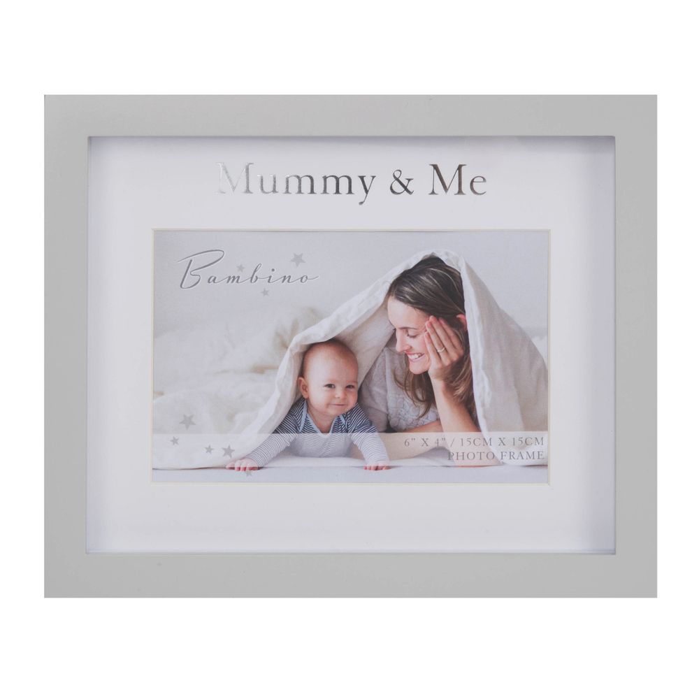 Bambino Mummy &amp; Me Frame 6&quot; x 4&quot; in Lidded Gift Box