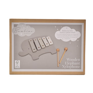 Wooden Toy Xylophone - Elephant shape.
