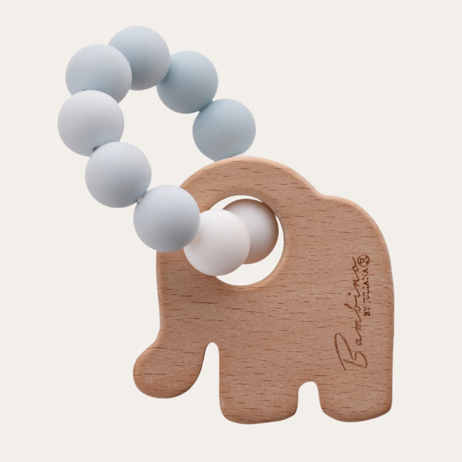 Bambino Elephant Teething Toy Blue Teether.