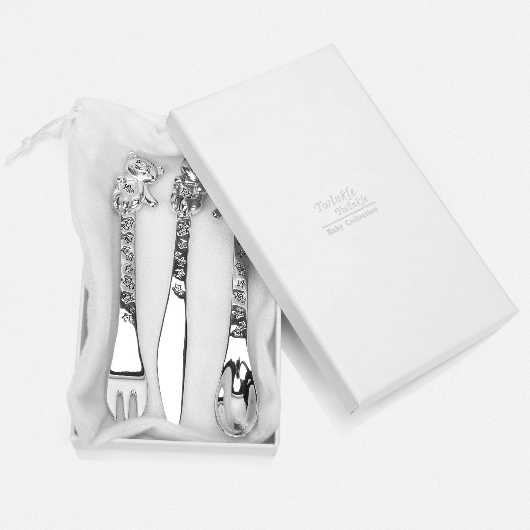Silver Plated Baby Cutlery Set