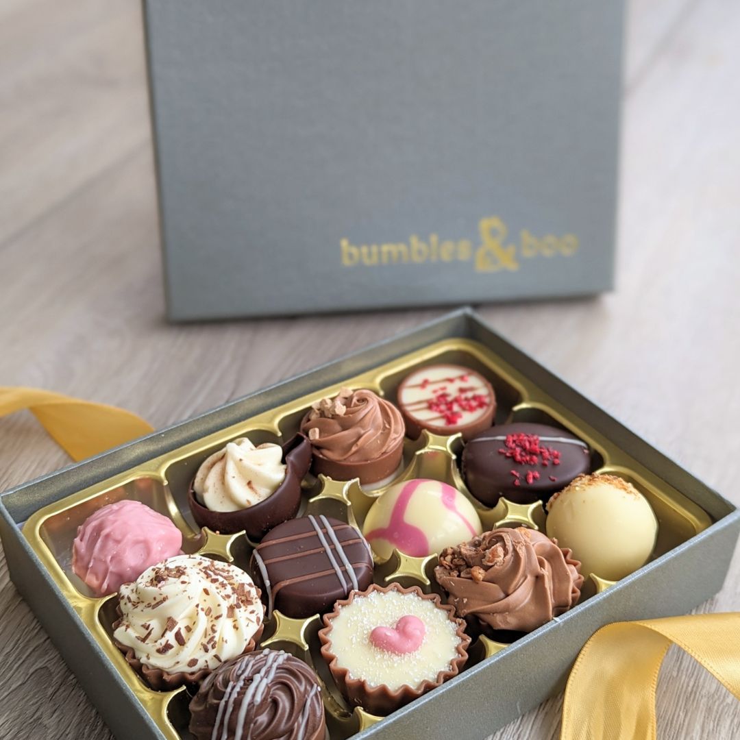 Chocolate Box Selection of 12 Luxury Chocolates Chocolate Box.