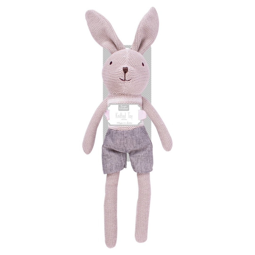 Knitted Bunny Rabbit Soft Toy - Bumbles & Boo