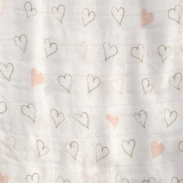 Muslin 'Hearts' Muslins.