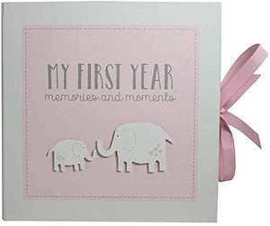 My First Year Memories And Milestones Pink -