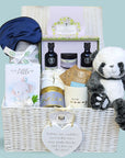 New mum hamper gifts basket with panda.