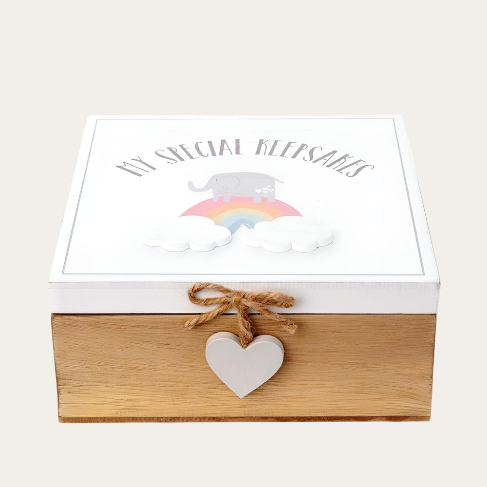 My Special Keepsakes' Rainbow Keepsake Box by Petit Cheri Keepsake Box.