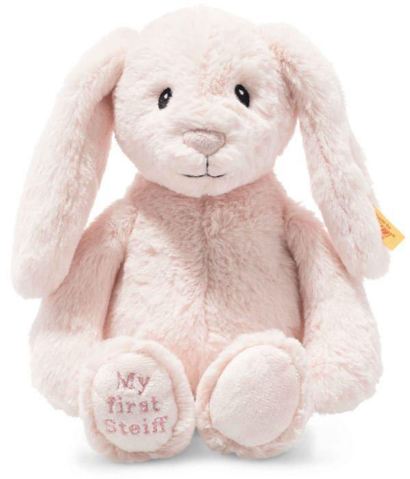Steiff Soft Cuddly Friends My First Hoppie PINK rabbit - Bumbles & Boo