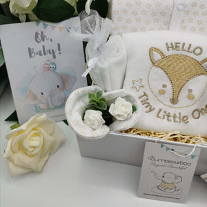 Stunning Baby Mitten / Sock Fower Posy - Bumbles & Boo