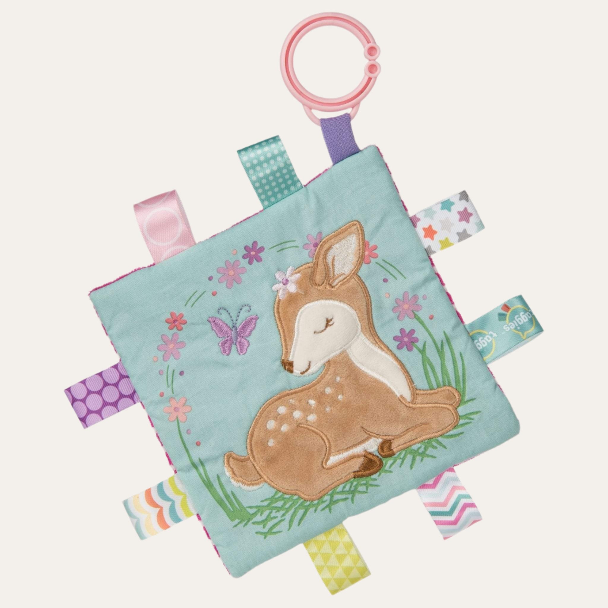 Taggies Crinkle Me Flora Fawn by Mary Meyer Pram Toy.