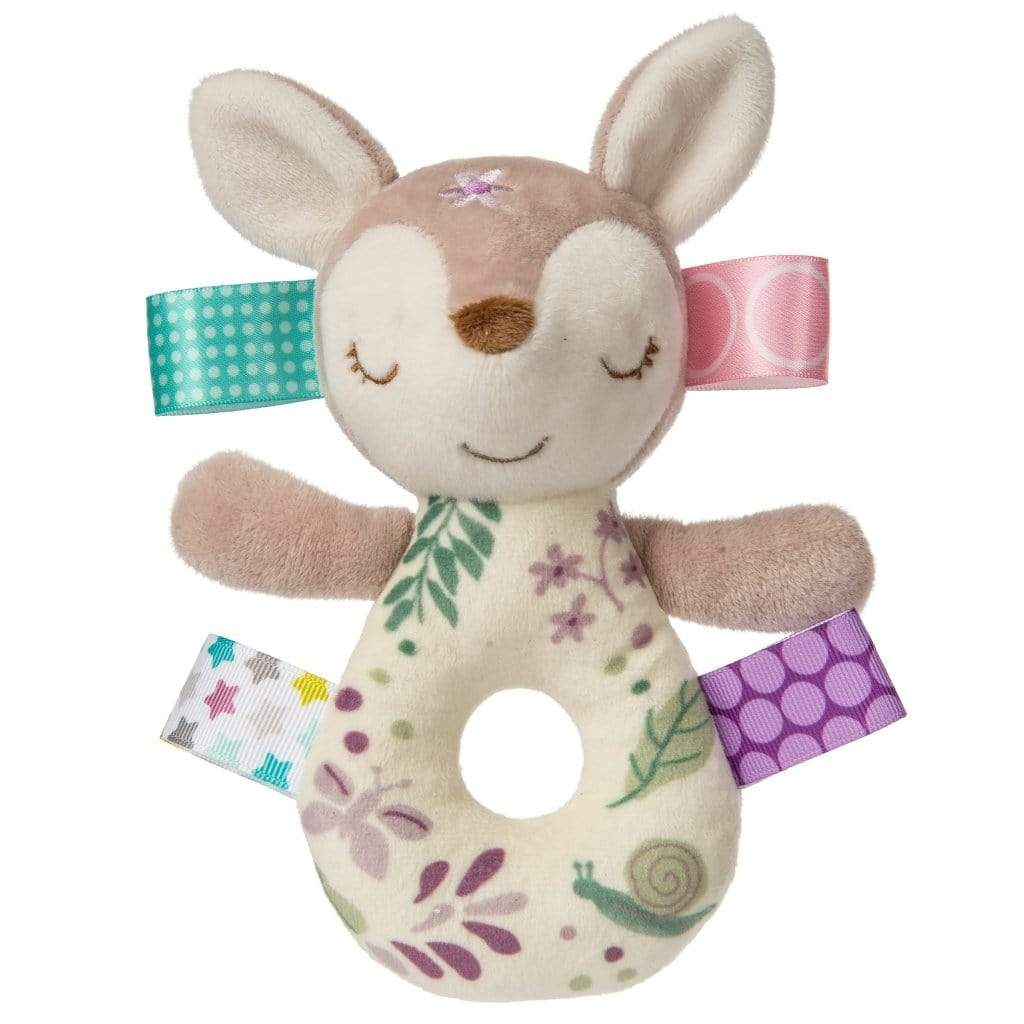 Taggies Flora Fawn Rattle by Mary Meyer - Bumbles &amp; Boo