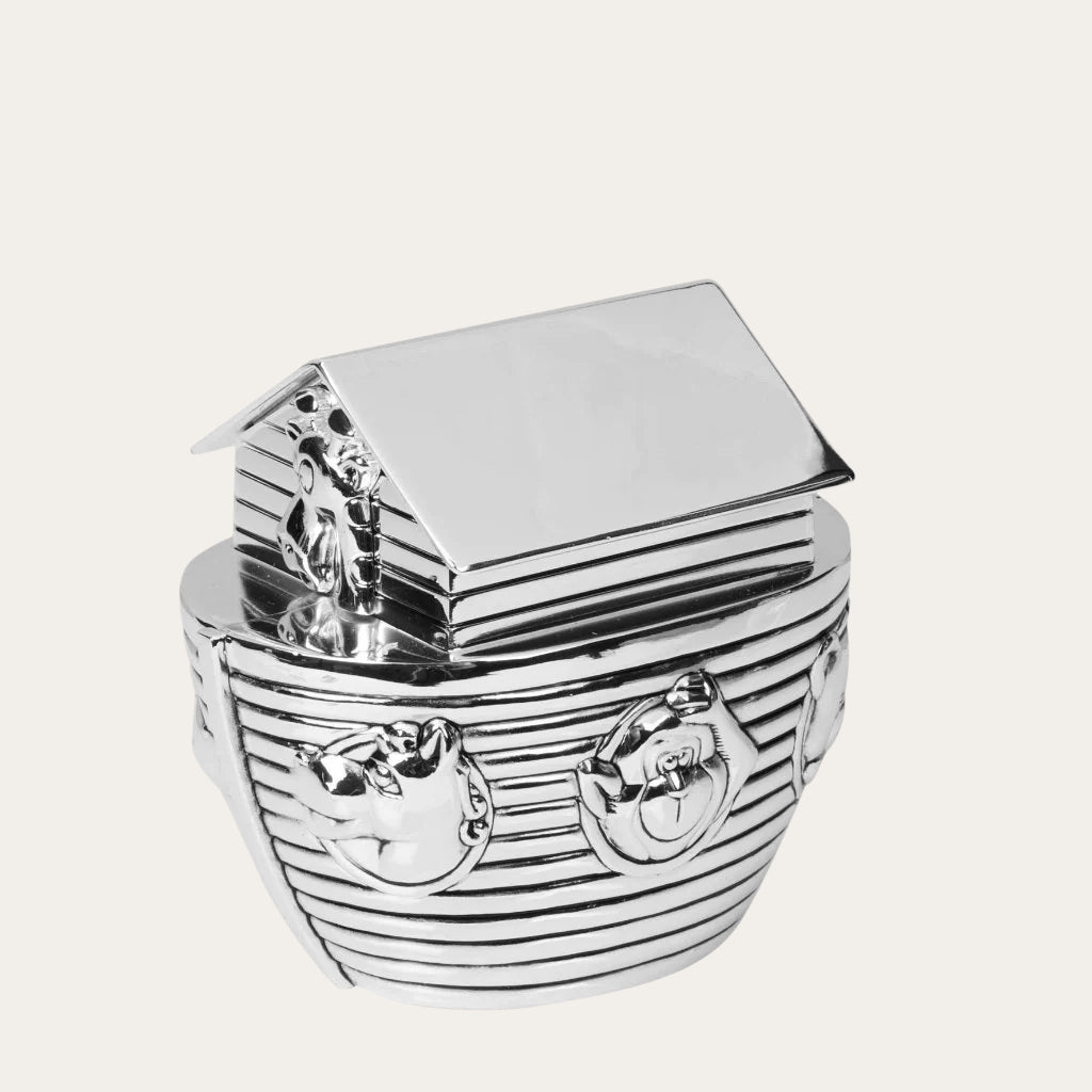 Bambino Silver Plated Noah's Ark Money Box Money Box.