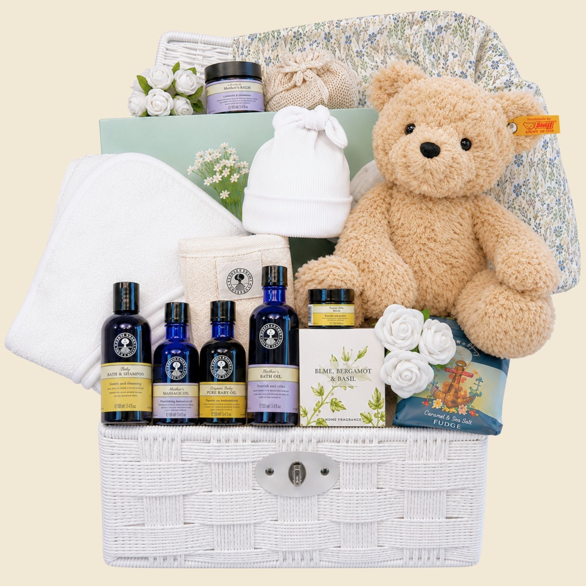 New mum hamper basket