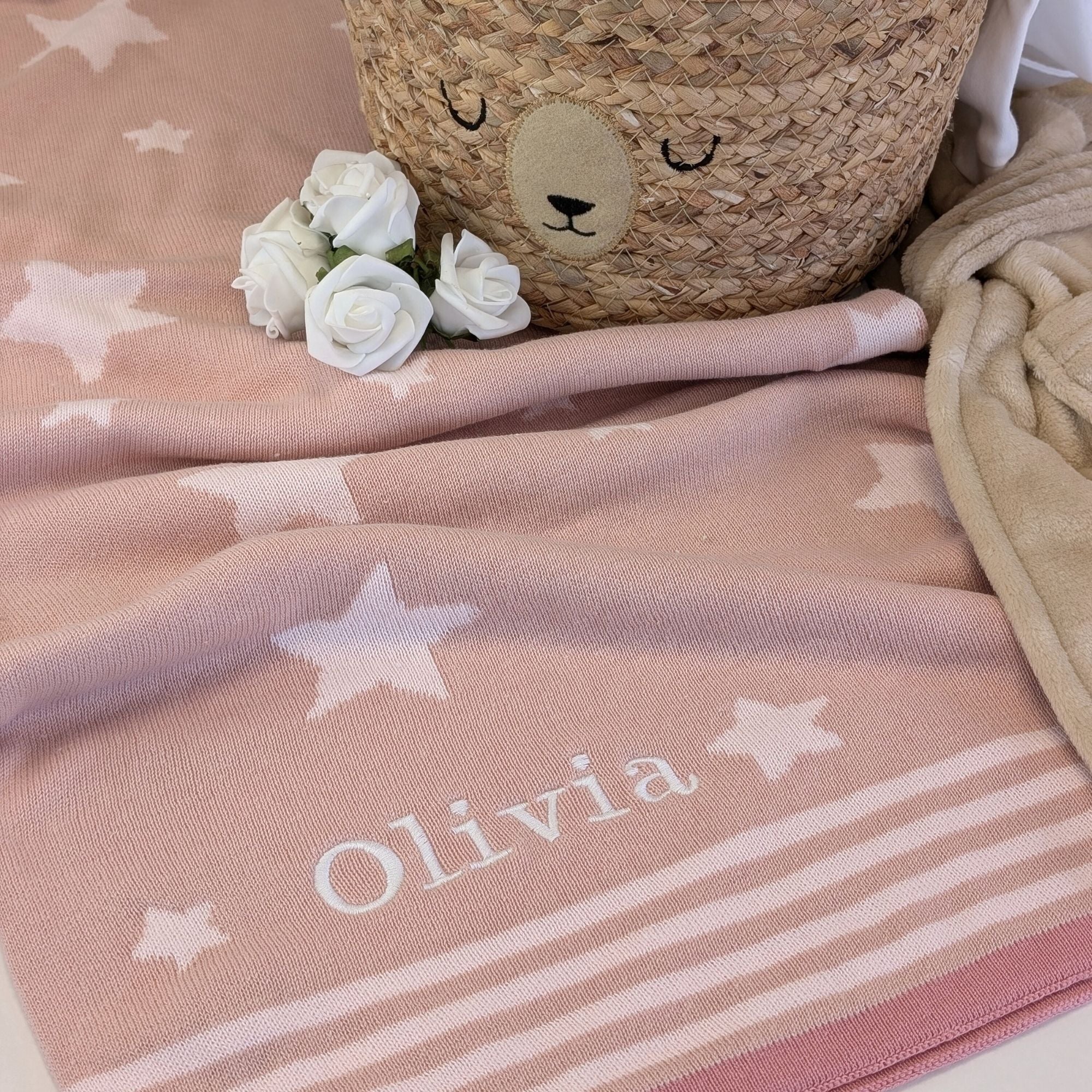 Personalised Baby Blankets - Custom Embroidery - Bumbles & Boo