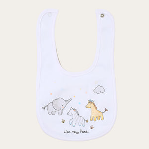 Unisex baby clothing gift set – sleepsuit, bodysuit, bib