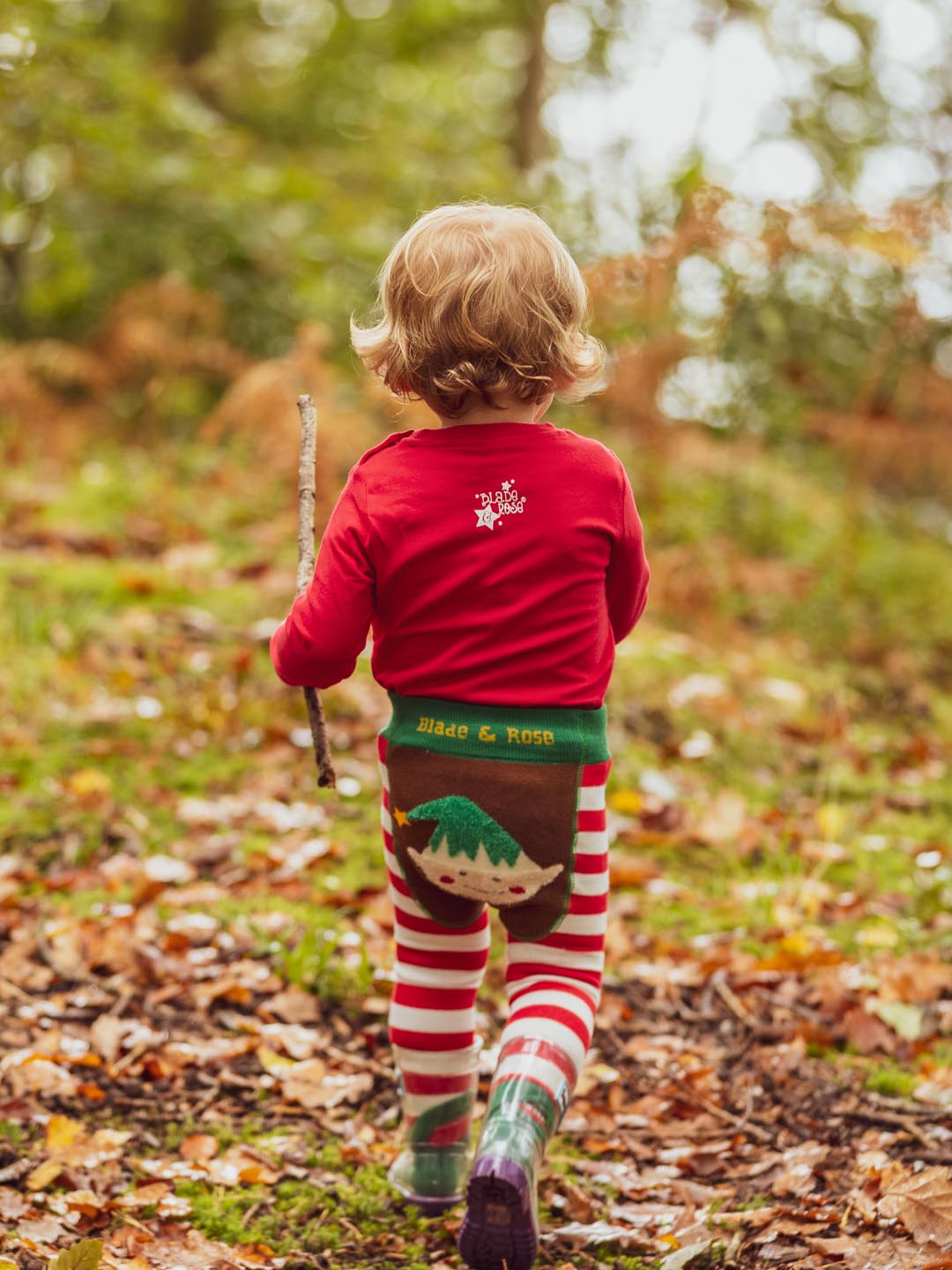 Baby Clothing &#39;Festive Christmas Elf&#39; Leggings