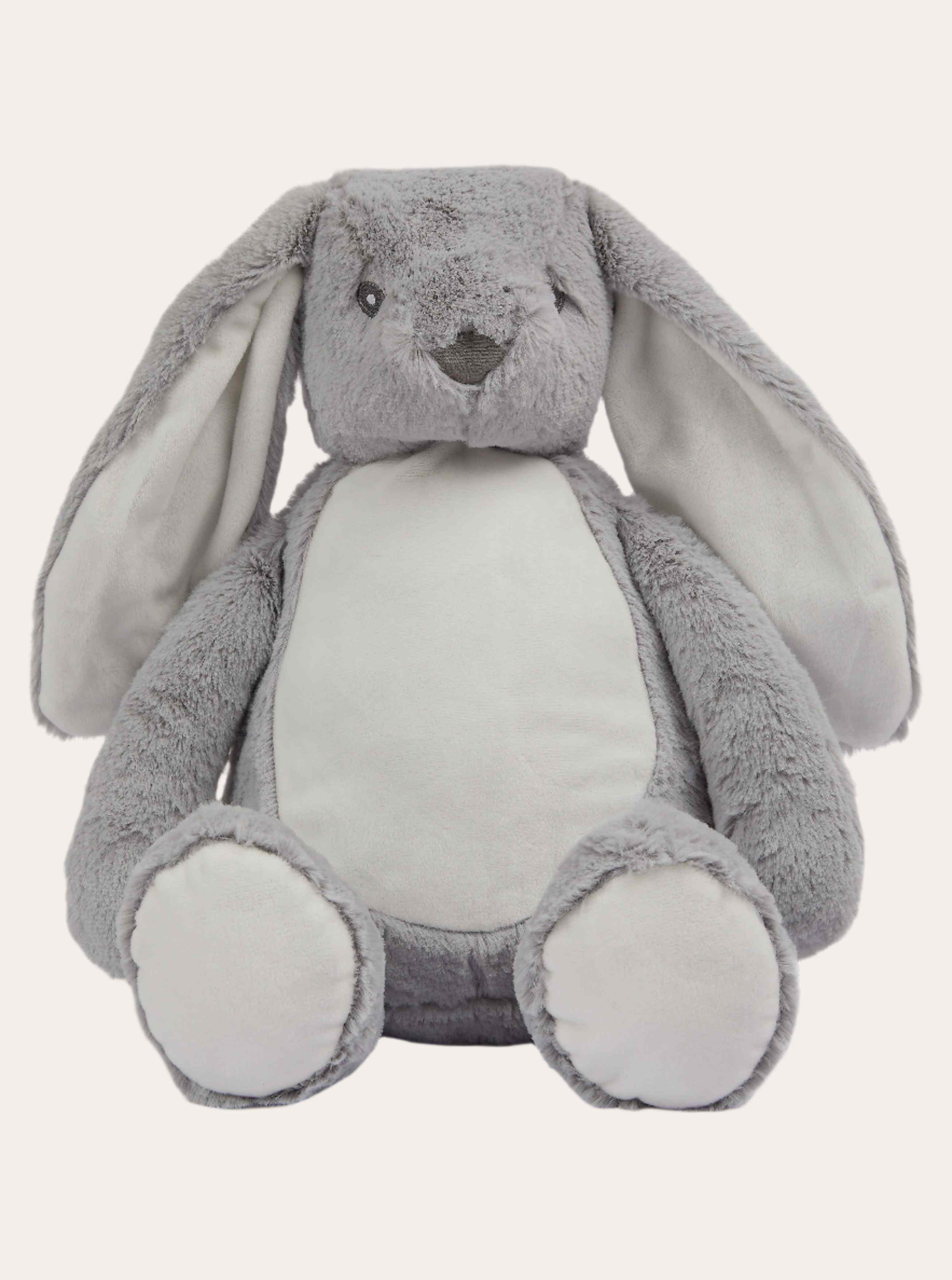 Grey Bunny Soft Toy Personalised Baby Gifts Bumbles Boo grey-bunny-soft-toy-personalised-baby-gifts-bumbles-boo