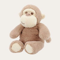 Soft brown eco friendly baby toy 'Marcel Monkey' 14cm. Keel Toys. 