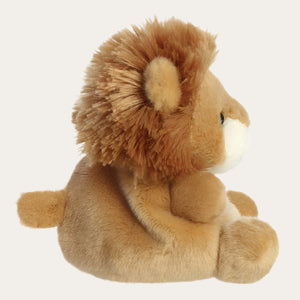 Eco-friendly lion cuddly toy with recycled filling