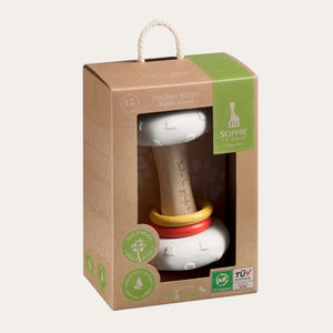 Sophie la girafe So 'Pure Totem Baby Teether Rattle toy. 