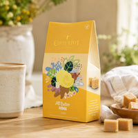 A package of Copperpot All Butter Fudge 