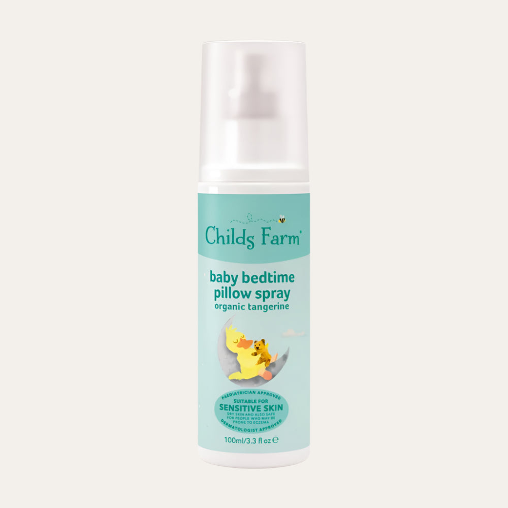 Organic Tangerine Bedtime Pillow Spray for Baby by Childs Farm Baby Bath & Body.