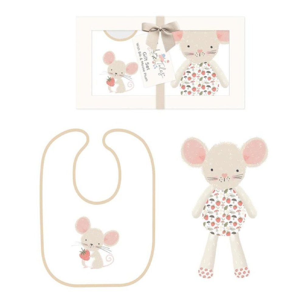 Baby Bib and Teddy Gift Set – Garden Tales