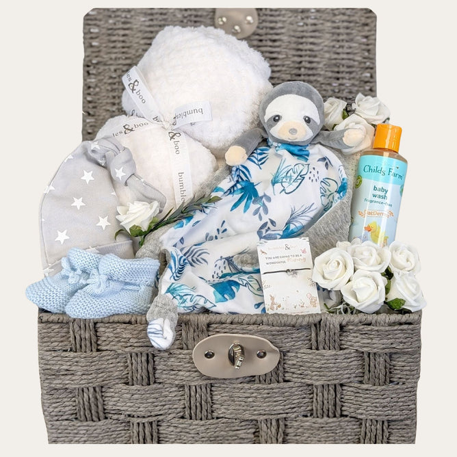 Baby Boy Hampers - Adorable Baskets for Boys - Bumbles & Boo