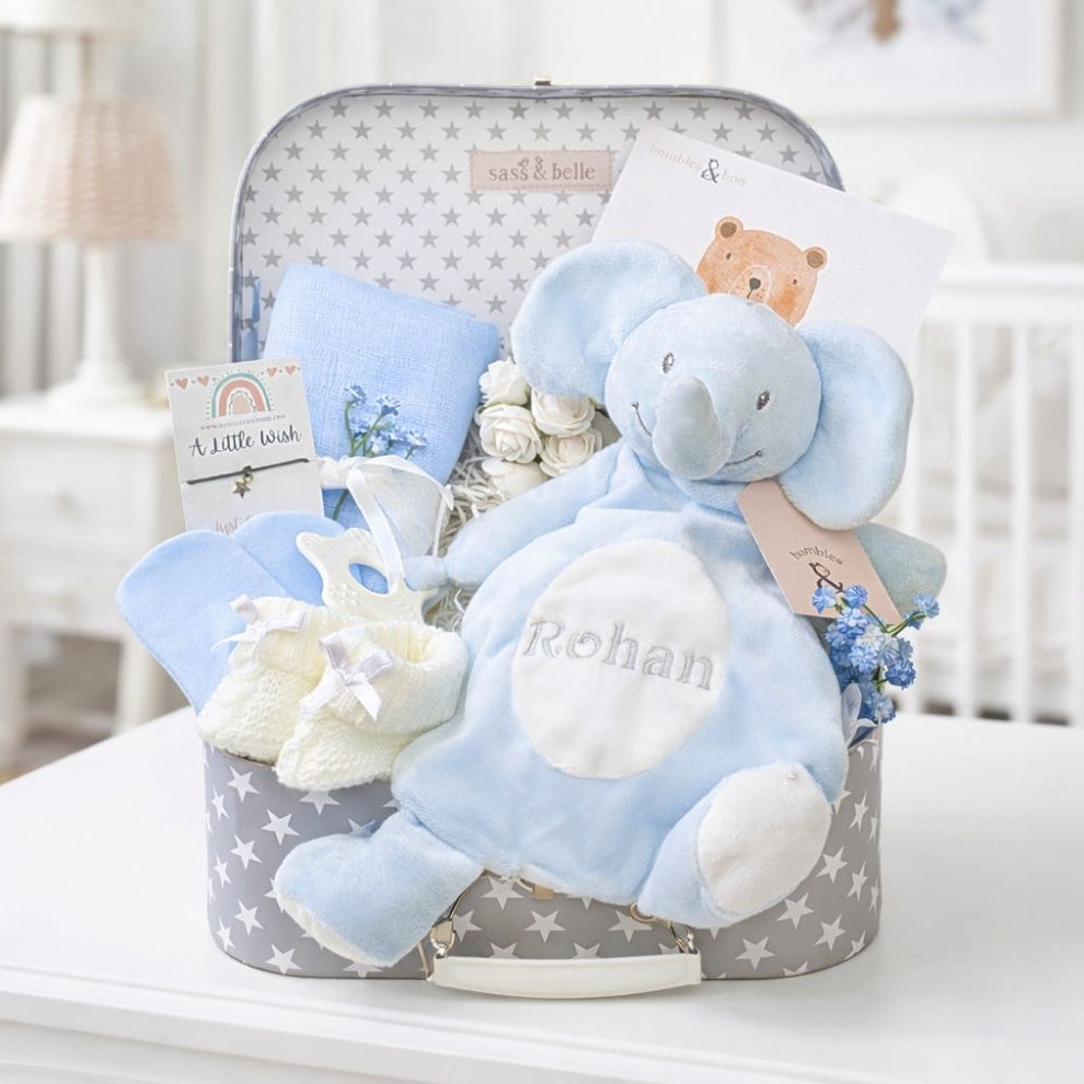 Baby Boy 'Gentleman' Hamper - Newborn Boy Gifts - Bumbles & Boo