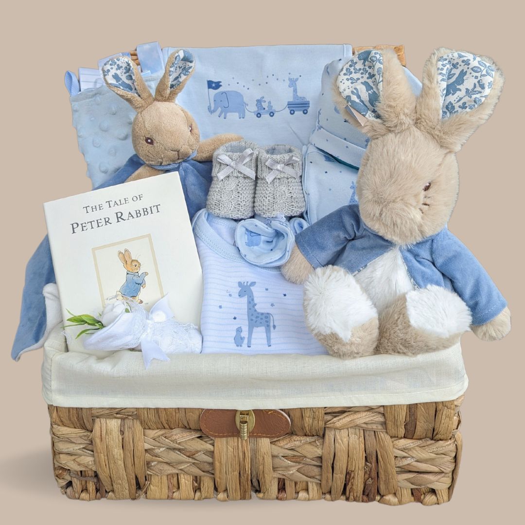 Baby Boys Basket Sweet Dreams Personalised Gift Hampers Bumbles & Boo
