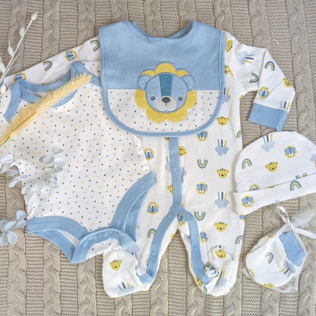 Baby Boy Lion Clothing Set x5