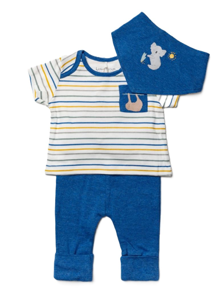 Baby Boy Blue Clothing 3 Piece &quot;Koala&quot; Set