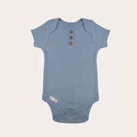 Baby Clothing Blue Ribbed Body Suit Baby Boy Clothes.