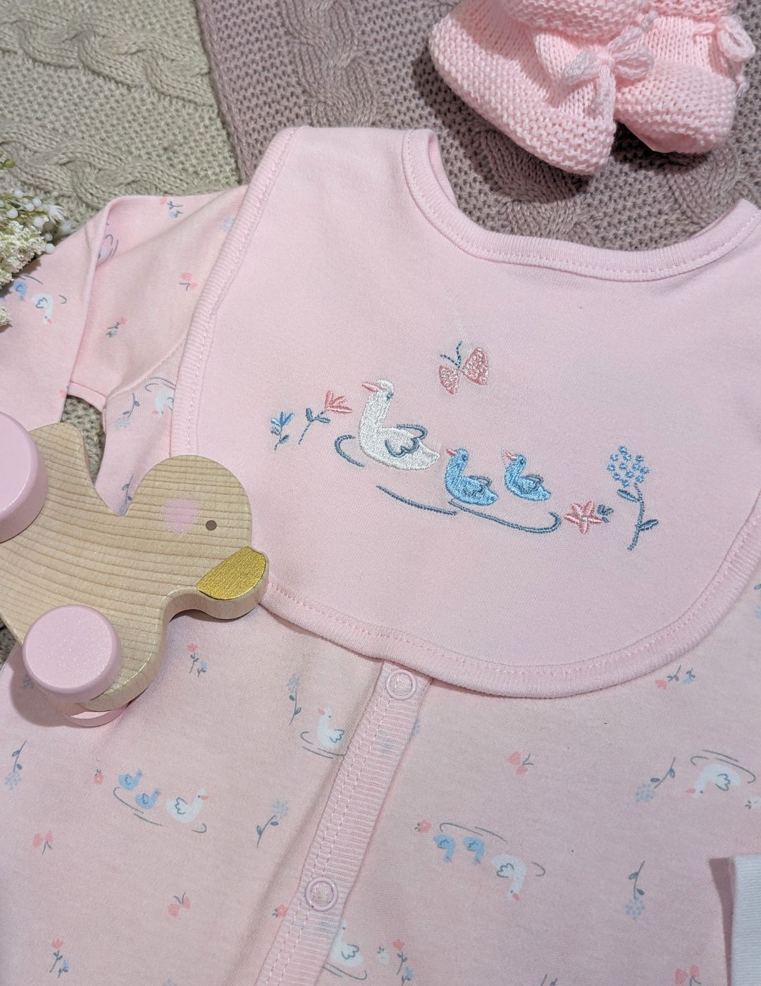 baby girl clothing set gift pink