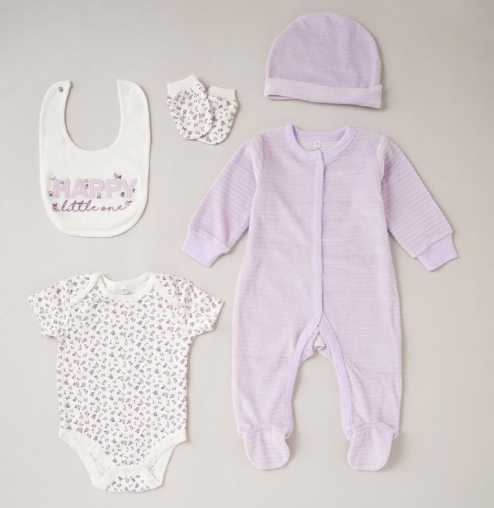 baby girl clothing set happy little one